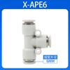 Conector Rápido de Manguera de Aire Airtac/Airtac Serie Pu Válvula de Aceleración Conector Recto de Tres Vías para Manguera de Aire