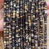 Espaciadores de Concha de Agua Dulce de 3/4/6 mm Concha Irregular de Mar Profundo Cuentas Espaciadoras Negras y Amarillas Cuentas Sueltas Accesorios para Joyería Cuentas