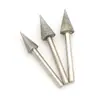Haste de Afiação de Diamante, Cabeça de Afiação de Diamante, Agulha de Afiação de Jade, Agulha de Polimento de Âmbar e Jade, Agulha de 6 Pontas para Descascar e Polir