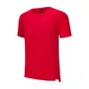 Nailon elástico sin costuras cuello redondo manga corta verano empresa compañía ropa de trabajo camiseta impresión de logotipo ropa de trabajo al por mayor