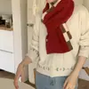 Bufanda de lana a cuadros tejida para mujer, invierno, versátil, gruesa, cálida, larga, versátil, bufanda para estudiante, moda