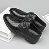 2025 Nuevas Sandalias Casuales de Verano para Hombre de Negocios Formales con Cordones Zapatos de Hombre Transpirables con Agujeros Calados 2226