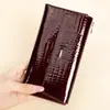 Carteira Versátil de Couro Genuíno Moda Slot para Cartão Multifuncional Clutch Porta-Moedas Mais Vendido Coleção Slot para Cartão Atacado