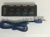 Explosions switch de siete puertos 2.0 hub uno a siete HUB divisor expansión de alta velocidad extensor USB de computadora