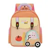 Mochilas de jardín de infantes lindas y divertidas con temática de dinosaurios de dibujos animados, ligeras y diseñadas para reducir la carga en los hombros de los niños.; mochilas adorables para bebé, al por mayor del fabricante