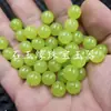 Contas redondas de quartzo, contas soltas de jade, amarelo fluorescente, 8mm, para pulseiras, colares e acessórios de joias, atacado