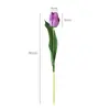 Flor Artificial Tacto Tulipa Hidratante Estilo Ins Sala de Estar Decoración Fotografía Hogar Flor Falsa Venta al por mayor Transfronteriza