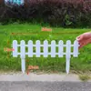 Valla de Plástico, Valla de Jardinería, Valla Blanca y Marrón, Valla para Patio y Parque, Valla para Proyecto de Embellecimiento Comunitario, Transfronterizo
