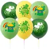 Festival Irlandés Globo Trébol de la Suerte Globo de Látex Decoración Fiesta de San Patricio Arreglo de Globos