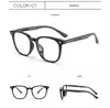 Gafas Transparentes Grises Anti-Radiación de Luz Azul Dr.Lolly para Mujer, Montura Ovalada, Efecto Adelgazante Sin Maquillaje, Adecuadas para Lentes Graduados