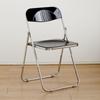 Silla Plegable Silla Transparente Silla Cristal para Fotos Silla Escandinava Acrílica Moda Popular Silla de Maquillaje Respaldo Silla de Comedor