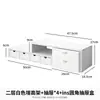 Soporte de Escritorio Mesa de Dormitorio Estante de Almacenamiento con Cajones Caja de Almacenamiento de Escritorio Soporte para Laptop y Monitor