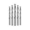 Broca helicoidal HSS 4241 de Acero Rápido, vástago recto, blanca, para taladro eléctrico. Adecuada para taladrar plástico, lámina de hierro, carpintería y aluminio.