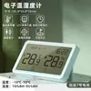Hygrometer Deli LE505 interior LCD electrónico medidor de temperatura y humedad ligero moda higrómetro para habitación de bebé venta al por mayor