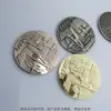 Moneda Conmemorativa de Viaje, Moneda Antigua de Bronce con Hito de Ginebra, Moneda Conmemorativa de Colección Tendencia con Relieve de Geneve