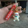 Llavero de Reno de Papá Noel Transfronterizo Colgante para Bolso Llavero de Muñeco de Nieve de Dibujos Animados Regalo Navideño Venta al por Mayor