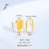 Puzuoqiang Conservación del Color Oro de Arena Antigua Accesorios DIY Cristal Natural Incrustado Zorro Pony Amuleto Colgante Cuentas Espaciadoras