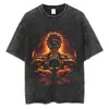 Camiseta Estampada Gráfica de Satoru Gojo Anime Jujutsu Kaisen Camiseta m