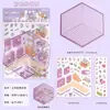 Adesivos de paisagismo grandes e fofos, adesivos de paisagismo em miniatura com descompressão de desenho animado, colagem 3D, adesivos de empilhamento DIY