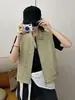 Otoño 2026 Nueva Moda Vintage Versátil Color Sólido Chaleco Chaqueta Suelto en Capas Casual Top para Mujer Tendencia