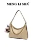 2026 Nova Bolsa Hobo Simples Clássica Monograma Sob o Braço Versátil para o Dia a Dia Grande Capacidade Ombro Único Transversal Bolsa Tote Feminina