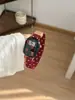Correa de Reloj Tejida Fina con Estrella y Cierre Magnético Compatible con Apple Watch iwatch Series 1/2/11/10 Ultra/SE9/8