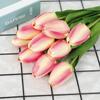 Processamento de buquê de flores artificiais de tulipa personalizado flores falsas decoração de quarto de alta qualidade ornamentos de mesa para sala de estar fabricantes atacado