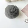 Bola Grande de Pelo de Conejo Pom-Pom de Imitación de Pelo de Conejo Materiales DIY Hechos a Mano Zapatos Ropa Llavero Colgante de Peluche Juguete para Mascotas