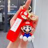 Llavero de PVC personalizado con diseño de Mario, ideal como regalo para bolso o coche.
