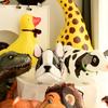 Cumpleaños de Bebé Dibujos Animados Mascota Globo Animales Caminantes Caminando Fiesta de Un Año Decoración Arreglo Jaula de Gallinas