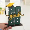 Bt362 Transfronterizo 3D Temporada de Graduación 2026 Decoración Festiva de Mesa de Madera Adorno Temporada de Graduación Regalo de Graduación