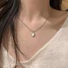 Collar de lazo para mujer, cadena de clavícula con diseño de nicho de lujo ligero de verano para mujer, nuevo colgante de gota de agua de alta calidad 2022