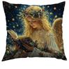Funda de Almohada Navideña Transfronteriza Decoración Hogar Sofá Ambiente Funda de Almohada Estampada Funda de Cojín Navideño Amazon Nuevo Estilo
