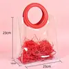 Bolsas de Mano Transparentes de PVC en Stock con un Toque de Lujo para el Festival del Medio Otoño, Día Nacional, Bolsas de Regalo de Cumpleaños y Bolsas de Mano de Plástico para Bodas