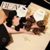 Goma para el pelo de terciopelo Dongdaemun coreana con bordes rizados para mujer, Diadema scrunchie de alta gama