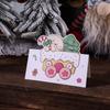 Tarjeta de Navidad de Dibujos Animados de Amazon Tarjeta de Bendición Feliz Navidad Tarjeta de Regalo de Acción de Gracias Cabeza Tarjeta de Bendición Navideña