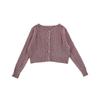 Cárdigan de Color Sólido para Niña, Ajustado, Corto, de Verano, para Niños, con Ribete, Ligero y Suave, Chaqueta Casual