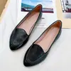 Zapatos Blancos para Mujer con Tacón de Almohada, Punta Fina Planos, Mocasines Planos de Tacón Bajo con Hebilla Cuadrada, Versátiles, Suela Suave, Cómodos Zapatos de Trabajo para Madres