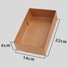 Caja desechable de piel de vaca para barco, caja de picnic, camping, excursión de primavera, caja de embalaje, caja para pastel de postre para té de la tarde, lonchera para comida ligera