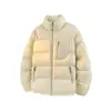 Roupas de montanhismo masculinas no atacado, novos estilos de inverno, jaquetas de algodão folgadas, quentes e resistentes ao frio, disponíveis em estilos para casais, com gola alta