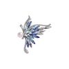 Broche de Mariposa con Pedrería Corsage para Mujer Elegante Combinable Personalizado Accesorios para Traje Diseño Nicho Atmosférico Hebilla Antirreflejo