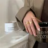 Anillo elegante abierto Dongdaemun de Corea del Sur, personalidad femenina japonesa y coreana, estudiantes de moda, celebridad de Internet, anillo de unión de viento frío
