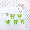 Accesorios para Uñas Artísticas de Mariposa Translúcida Helada de Alta Venta Mariposa Translúcida Helada Versátil 3D Resina Hecho a Mano Uñas Portátiles Decoración para Funda de Teléfono