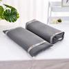 Fábrica al por mayor funda de almohada de palacio tela gruesa tira de satén blanco seda impermeable almohada altura ajustable individual