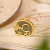 Elefante de la Suerte Hetian Incrustado Xiangyun Plata S925 Creativo Estilo Antiguo Personalidad Retro Temperamento Colgante para Mujer