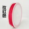 Hilo de jade de 72 hebras para tejer pulseras, cordón para manualidades DIY, collar de hilo rojo, pulsera de cuentas, cordón rojo para ensartar cuentas