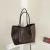 2026 Nova Bolsa de Ombro Único de Alta Qualidade para o Dia a Dia Moda Simples Cor Sólida Bolsa de Mão Grande Capacidade Moda Versátil Bolsa de Axila Mãe e Filho
