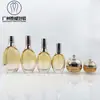 Rompecabezas de mar botella plana 25g-120ml set botella presionar esencia loción reempaque botella de crema botella de vidrio cosmético