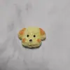 Perro de Peluche Realista de Dibujos Animados Accesorios de Resina Pegamento Crema Joyería Hecha a Mano Pasador Funda para Teléfono Accesorios para Zuecos