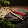 Latón Maestro Celestial Tai Chi Espada Sólida Estrella del Norte Muebles Mesa de Sala de Estar Adorno de Cobre Artesanía Nuevo Estilo Chino Arte Taoísta